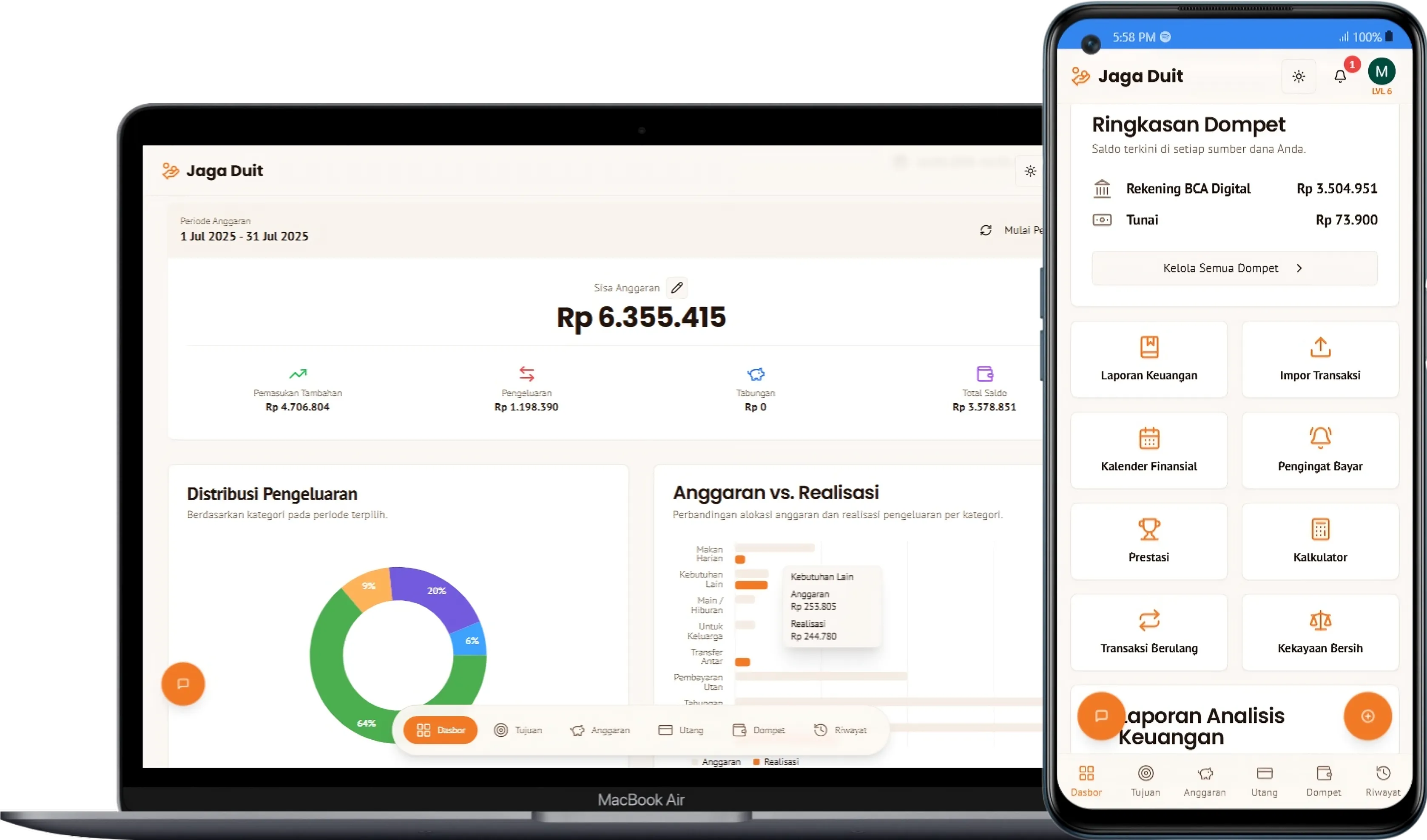Jaga Duit App Hero